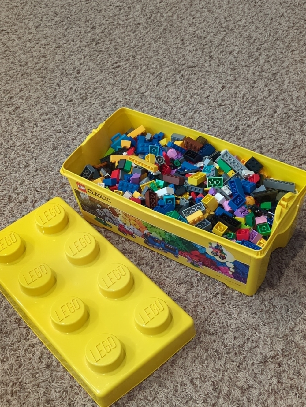 Tote Of Legos
